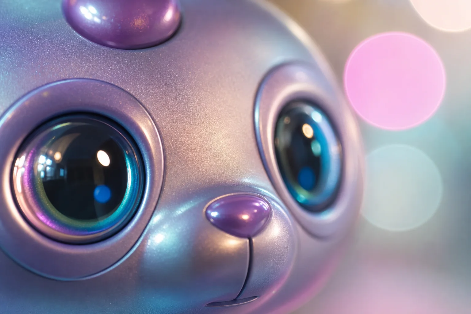 Gros plan yeux Fingerling scintillants